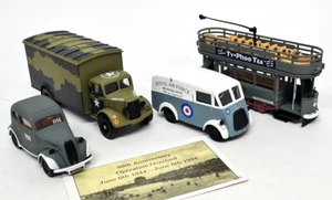 Corgi D-Day Landings Set 1944 Tram, Bedford O, J Van Ford Popular Diecast Models - Picture 1 of 8