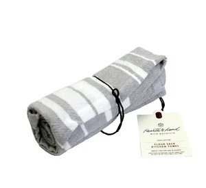 Hearth & Hand with Magnolia Block Stripe Flour Sack Kitchen Towel Cotton - Picture 1 of 4