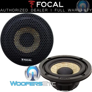 FOCAL M/PS165F3 3" 50W RMS FLAX CONE MIDRANGE SPEAKERS & PROCTECTIVE GRILLS NEW - Picture 1 of 2