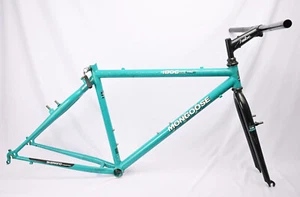 Vintage Mongoose IBOC Pro 26" MTB Bike Frame/Fork/Bars Chromoly Steel 17.5" Med - Picture 1 of 18