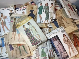 Vintage SEWING PATTERNS Simplicity VOGUE McCalls & MORE 50+ - Picture 1 of 24