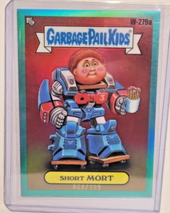 2024 Topps Garbage Pail Kids Series 7 Short Mort #/199 Aqua Refractor SSP - Picture 1 of 2