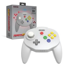 Retro-bit Tribute64 V2 2.4G Wireless Controller for N64/Switch/USB - Grey *UK*