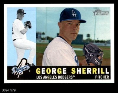 2009 Topps Heritage #579 George Sherrill Dodgers 8 - NM/MT - Image 1 of 2
