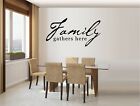 Family Gathers Here  Vinyl Decal Home Décor 12" x 23"