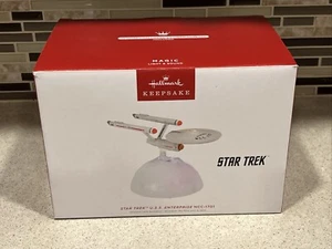 2023 Hallmark Star Trek USS Enterprise NCC-1701 Keepsake Tabletop Light Sound - Picture 1 of 5