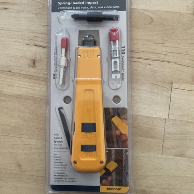 Fluke Networks D914 impact tool with EverSharp 110, EverSharp 66 blade - Image 1 of 2