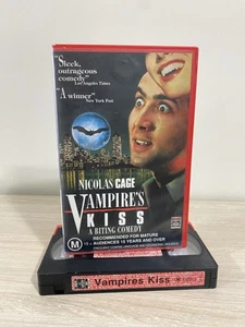 Vampire Kiss Nicolas Cage Big Box Ex Rental VHS - Picture 1 of 3