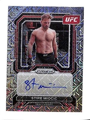 2023 PANINI PRIZM UFC #SA-SMC STIPE MIOCIC MOJO PRIZMS 5/25 SIGNED - Image 1 of 2