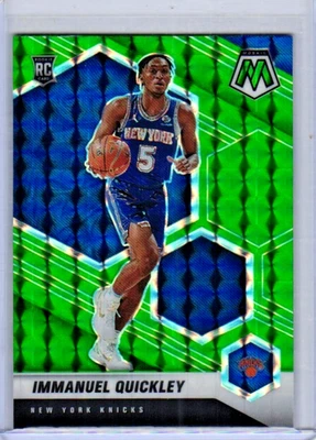 2020-21 Panini Mosaic - Rookie Green Mosaic Prizm #208 Immanuel Quickley (RC) - Image 1 of 2
