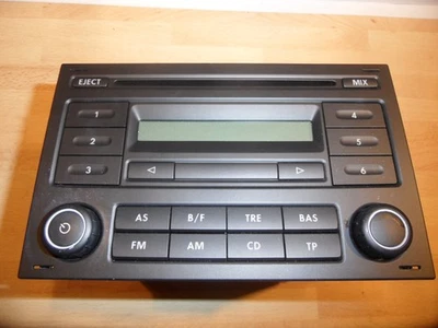 Autoradio  Radio CD Player 815  Blaupunkt 7644235360 VW RCD 200 Polo GP BVX - Bild 1 von 4