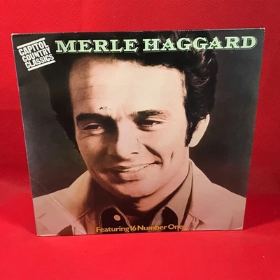MERLE HAGGARD Capitol Country Classics 1979 UK vinyl LP best of Cherokee Maiden - Image 1 of 4