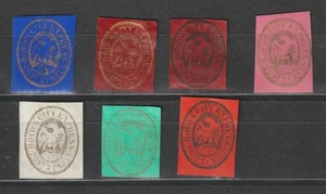 US Local 7x Boyds F-VF unused, no gum, various colors cv= $ 125 - Picture 1 of 2