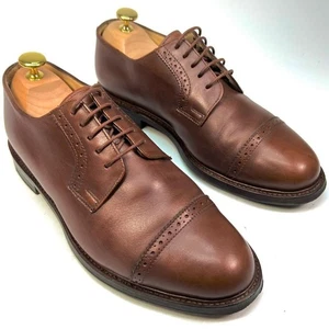 Paraboot Men’s Leather Dress Shoes Brown US 7.5 (25.5cm) Business Style - Picture 1 of 10