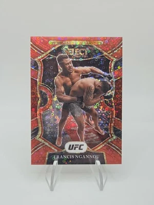 2021 Select UFC - Francis Ngannou - #99 Red Disco Councourse #/199 - Image 1 of 2