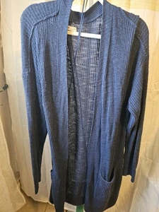 Sonoma Loosely Overize Navy Duster Light Sweater Size XXL - Picture 1 of 2
