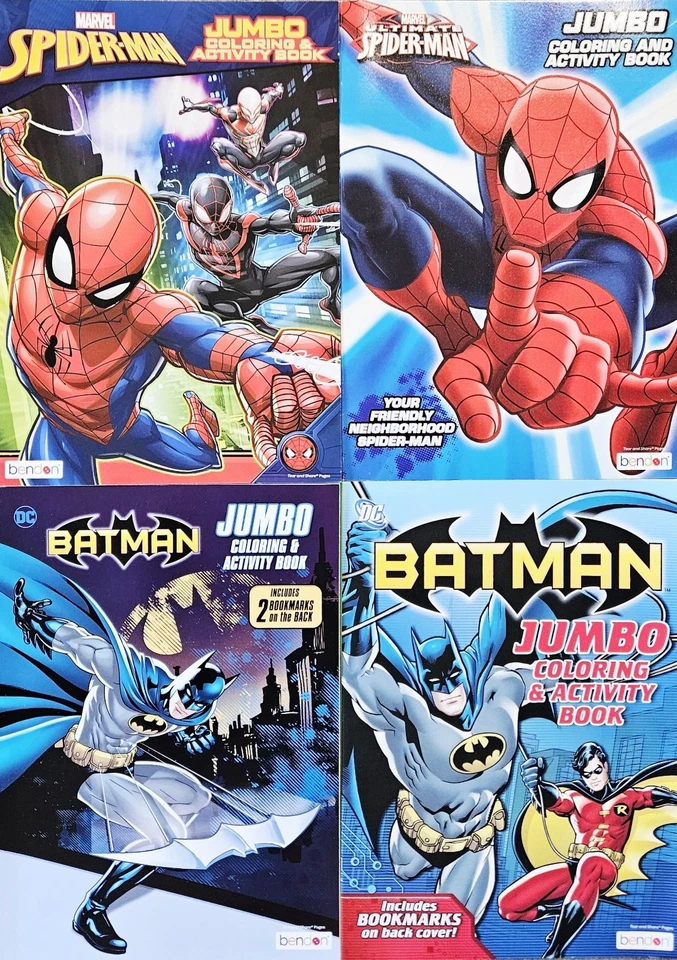 Marvel Spider-man Jumbo Coloring and Activity Book Bendon