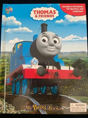 Thomas & Friends My Busy Books With 12 Train Figures, a storybook and a PlayMat - Image 1 of 4