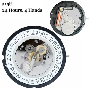 Brand New Original 515H 24Hours 4Hands/Pins Quartz Watch Movement BATTERY 371 - Picture 1 of 6