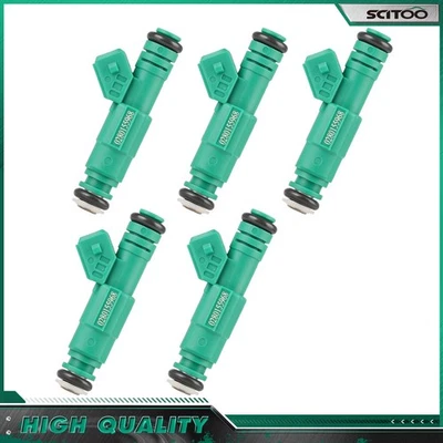 5 Fuel Injectors For Volvo S60 2003-2007 V70 2004-2007 2.5L Volvo C70 2.4L 2004 - Изображение 1 из 4
