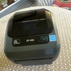 Imprimante de codes à barres USB Zebra ZP450 expédition d'étiquettes thermiques directes USB - Photo 1/5
