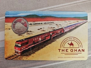 2019 Australia The Ghan - Celebrating 90th Anniversary 50c Coin-RAM - Picture 1 of 4