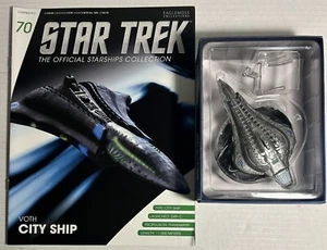 2016 Eaglemoss Star Trek Starships- #70 Voth City Ship w/Magazine - Picture 1 of 5