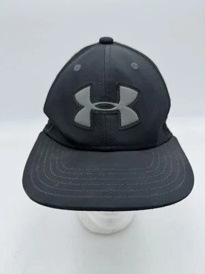 Sombrero YOUTH Under Armour negro y gris SnapBack 100 % poliéster usado en excelente estado Foto 1 de 4