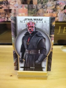 2022 Topps Star Wars Masterwork Maul -  Base Card #91