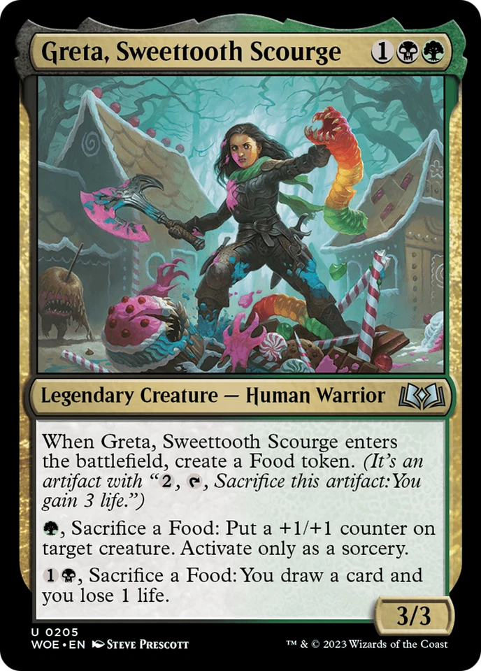 x4 Greta, Sweettooth Scourge WOE MTG 205 UNCOMMON M/NM 4x - Image 1 of 1