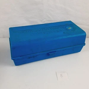 View Master Collectors Case Blue Hard Plastic Storage Case Vintage *READ* - Picture 1 of 13