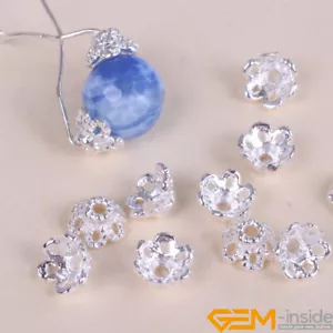 20 Stck. Tibetisches Silber Bali Stil Zwischenring Charms Perlen Kappen Handwerk 6 mm Festival Geschenk - Bild 1 von 2