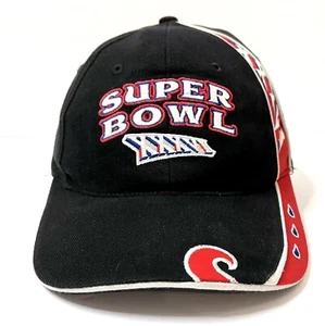 Ball Cap Hat NFL Super Bowl XXXVI  New Orleans 2002 Strap Back Black - Picture 1 of 5