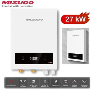 MIZUDO 27kW Tankless Water Heater Electric 240V For the Whole House Use 6.3 GPM - Picture 1 of 9