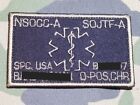 NSOCC-A SOJTF-A patch théâtre médical personnalisé fabriqué OEF Afghanistan