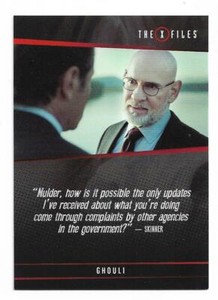 2018 Rittenhouse X-Files Seasons 10 & 11 The Quotable X-Files Q24