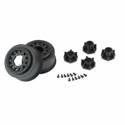 Pro-Line 2785-03 Raid 2.2"/3.0" Black 6x30 SC Wheels F/R (2) - Image 1 of 3