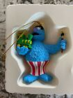 Grolier 1993 Sesame Street Herry Monster Ornament In Box Jim Henson