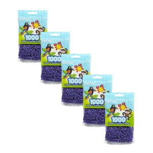 Perler Bead Bags 5x1000 Purple - Picture 1 of 2