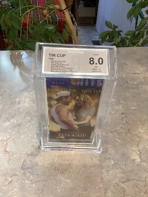 Tin Cup Sealed VHS 1996 Beckett Graded 8.0 Foto 1 de 3