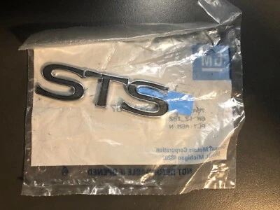 1992-1997 Cadillac STS Chrome/Gray Emblem Logo GM 3525757 ** - Image 1 of 3