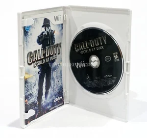 Nintendo Wii Call of Duty World at War Game with Manual 2008 TESTED - Picture 1 of 3