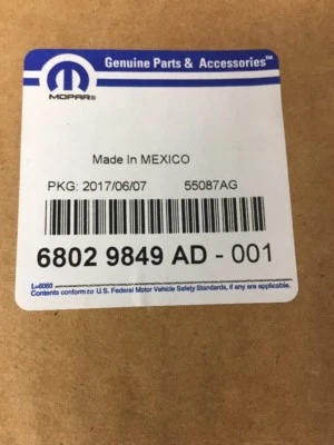 Задний левый тормозной суппорт Mopar 68029849AD Town Country Dodge Grand Caravan 6802 - Изображение 1 из 2