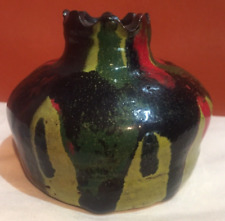 Vintage Chandler Art Pottery Vase Marked Hand Made Berrien County Georgia USA