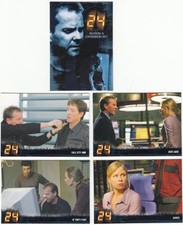 24 Season 4 Expansion Trading Card Set (1-90) Twenty Four Bauer plus inserts +