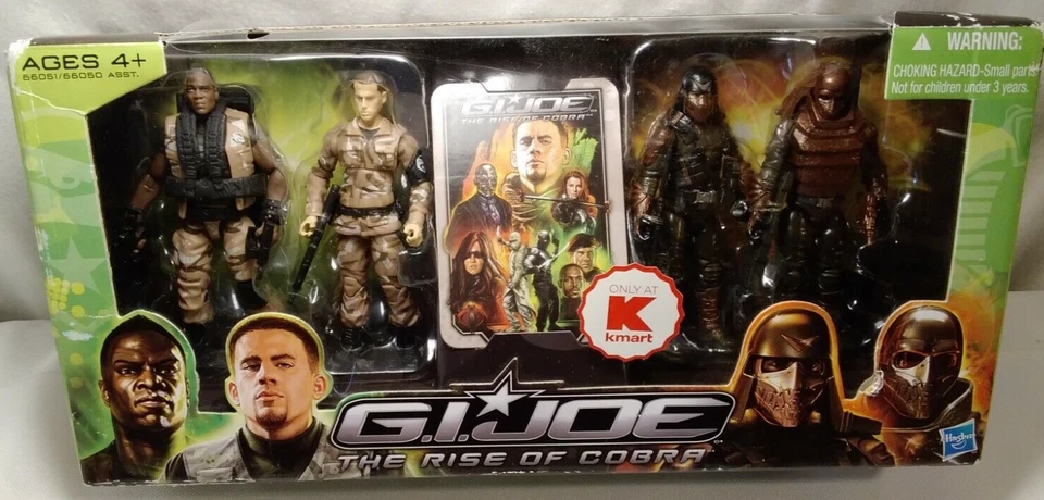 2009 Hasbro Gi Joe Rise of Cobra Kmart Action Figures 4-pack