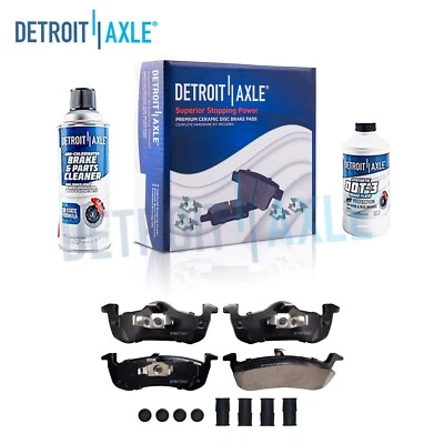 Rear Ceramic Brake Pads w/Hardware Kit for Ford Expedition Lincoln MKT Navigator - Image 1 of 4