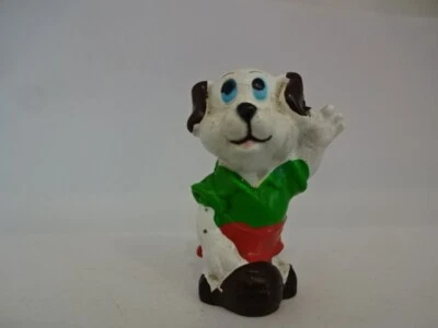 Meistermarken / Lustige Tierfiguren / Hund mit matter roter Hose - 40 mm - Bild 1 von 2