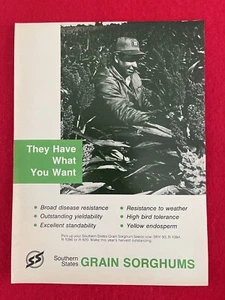 Vintage 1976 Southern States Grain Sorghums Print Ad - Ad Only - Bild 1 von 7
