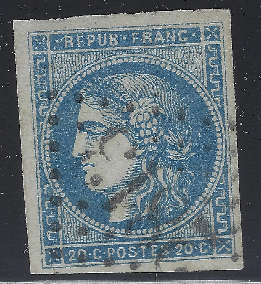 PLA-01-6-2: Bordeaux 45 report 1 case 8 oblitéré GC2813 de Périgueux - Photo 1/1